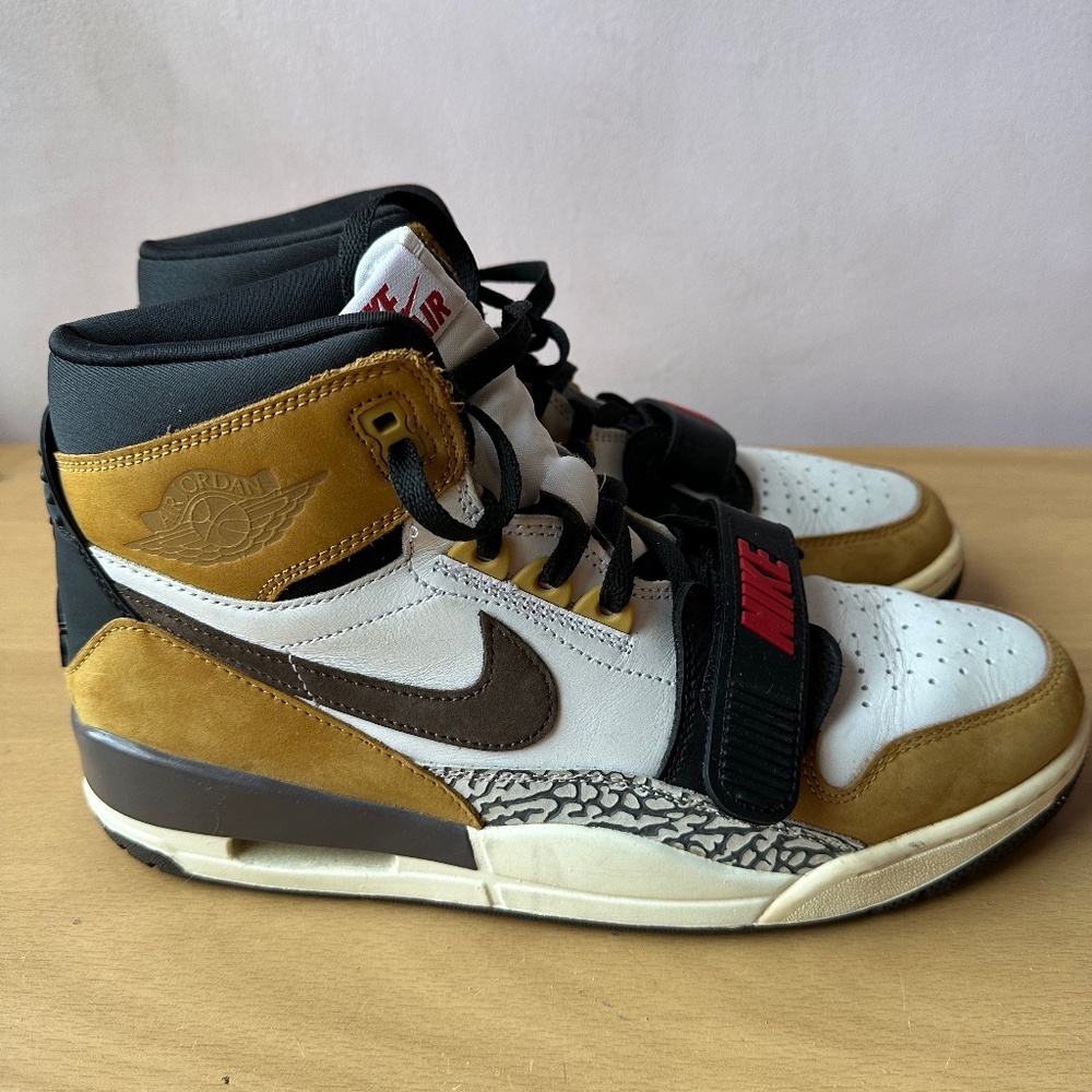 RARE Nike Air Jordan 1 Legacy 312 ROY Mens Shoes AV3922-102 Size 10.5 Rookie Tan - Picture 2 of 16